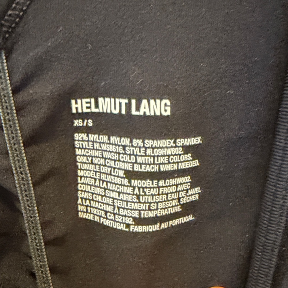 Helmut Lang Black Ruched Midi Dress XS/S - Picture 5 of 5